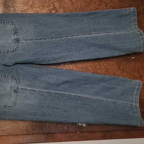 Fashion Nova Blue Flare & Wide Leg Jeans - Picture 4 of 9